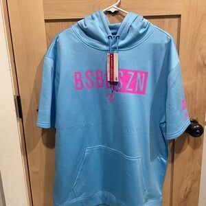 Baseball Lifestyle 101 hooded short sleeve hoodie